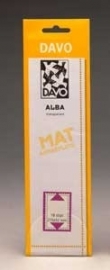 DAVO ALBA STROKEN MOUNTS A44 (215 x 48) 18 STK/PCS