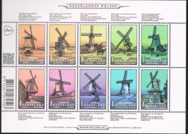 NEDERLAND 2013 NVPH 3069-3078 ++ D(A) MOLENS