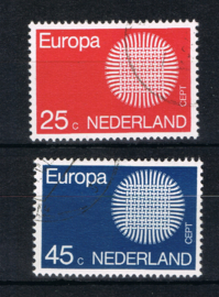 NEDERLAND 1970 NVPH 971-972 GEBRUIKT ++ L 591