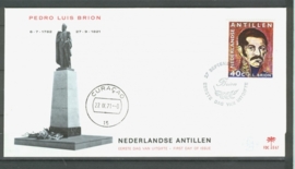 ANTILLEN 1971 FDC E067 LUIS BRION