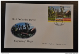 FDC TONGA 2014 VOGELS HOGE ZEGEL WAARDE ++ M1 - 108