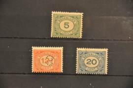 NEDERLAND 1921 NVPH 107/09 ONGEBRUIKT ++ P 239