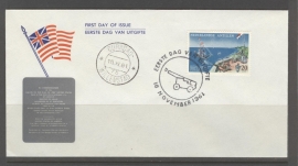 ANTILLEN 1961 FDC E 18D GESLOTEN