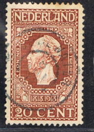 NEDERLAND 1913 NVPH 95 GESTEMPELD ++ S 001