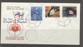 ANTILLEN 1960 FDC E 16B OPEN