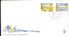 ARUBA 1992 FDC E 042 NATUURLIJKE BRUGGEN