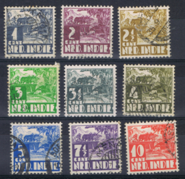 NED. INDIË 1934 NVPH 186-194 ++ D 260