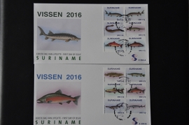 REP. SURINAME ZBL FDC E 394 AB VISSEN