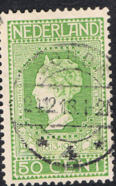 NEDERLAND 1913 NVPH 97 GESTEMPELD ++ S 001