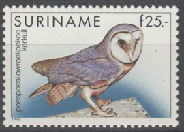 REP. SURINAME 1993 ZBL SERIE 756 VOGELS BIRDS