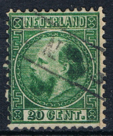 NEDERLAND 1867 NVPH 10 GESTEMPELD ++ C 406