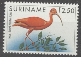 REP. SURINAME 1985 ZBL SERIE 469 VOGELS BIRDS