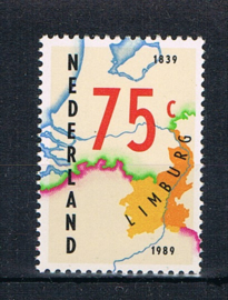 NEDERLAND 1989 NVPH 1434 ++ KAART LIMBURG