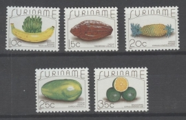 REP. SURINAME 1987 ZBL SERIE 561 VRUCHTEN FRUITS