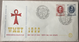 NEDERLAND 1960 FDC E44 OPEN KLEP