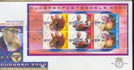 NEDERLAND NVPH FDC E416A OUDEREN