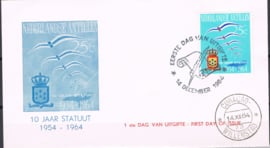 ANTILLEN 1964 FDC E 33a OPEN