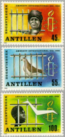 ANTILLEN 1986 NVPH SERIE 843 AMNESTY