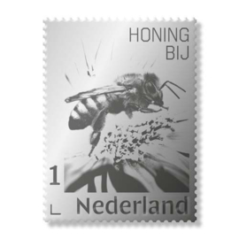 NEDERLAND DE HONING BIJ ZILVEREN ZEGEL LIMITED EDITION