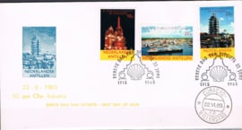 ANTILLEN 1965 FDC E 36d OPEN