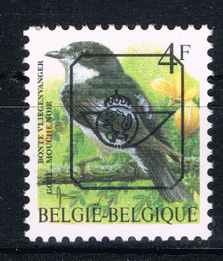 VOGELS Type " Buzin " Voorafgestempeld. Gom P8 Fluor (OBP) ++ D(B) 215