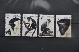 I 041 ++ WWF WNF WERELD NATUUR FONDS ++ GHANA AAP MONKEY