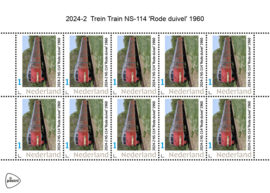 NEDERLAND TREINEN NS-114 DE RODE DUIVEL