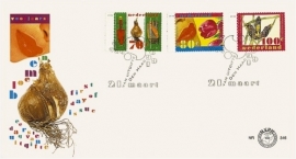 NEDERLAND NVPH FDC E346 BLOEMEN