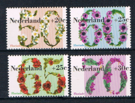 NEDERLAND 1982 NVPH 1262-65 ++ BLOEMEN FLORIADE