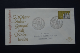 NEDERLAND 1964 FDC 62 GETYPT OPEN KLEP ++ VOORBEELD SCAN