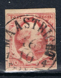 NEDERLAND 1852 NVPH 2 GESTEMPELD MAASTRICHT ++ C 406