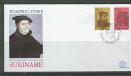 REP. SURINAME ZBL FDC E076 MAARTEN LUTHER