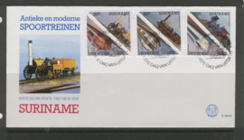 REP. SURINAME ZBL FDC E094 AB TREINEN