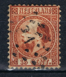 NEDERLAND 1867 NVPH 09 GESTEMPELD ++ C 406