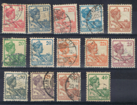 NED. INDIË 1913 NVPH 115-128  ++ D 250