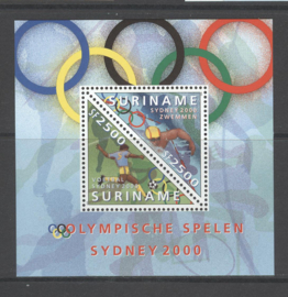 REP. SURINAME 2000 ZBL SERIE 1079 OLYMPISCHE OLYMPICS
