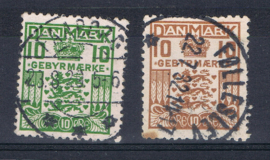 1926/30  verreken Michel 15-16 gestempeld ++ C 346