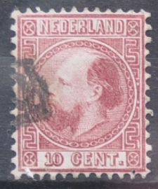 NEDERLAND 1867 NVPH 08 GESTEMPELD ++ J 3