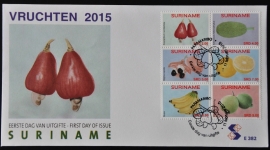 REP. SURINAME ZBL FDC E 382 VRUCHTEN