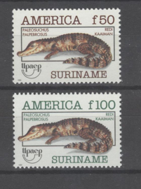 REP. SURINAME 1993 ZBL SERIE 780 UPAE AMERICA KROKODIL