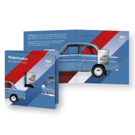 NEDERLAND AUTO DAF ZILVEREN ZEGEL