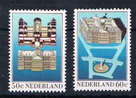 NEDERLAND 1982 NVPH 1273-74 ++ PALEIS OP DE DAM