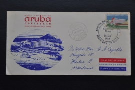 ANTILLEN 1959 FDC E 9 TROPISCH