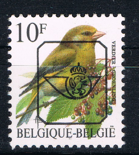 VOGELS Type " Buzin " Voorafgestempeld. Gom P6a (OBP)