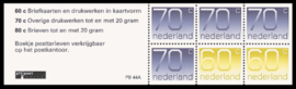 POSTZEGELBOEKJE PZB PB 44A POSTFRIS ++ A