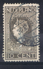 NEDERLAND 1913 NVPH 93 GESTEMPELD ++ C 402