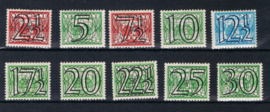 NEDERLAND 1940 NVPH 356-73 PLAK(REST) ++ L 489/490