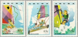 ARUBA 1993 NVPH SERIE 125 ZEILEN SAILING