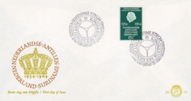 NEDERLAND 1964 FDC E70 OPEN KLEP ++ VOORBEELD SCAN