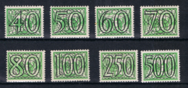 NEDERLAND 1940 NVPH 356-73 PLAK(REST) ++ L 489/490